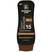 Australian Gold Sunscreen Lotion with Bronzer SP 15 - 237 ml
