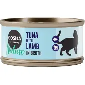 Cosma Økonomipakke Nature 48 x 70 g - Tunfisk & Lam