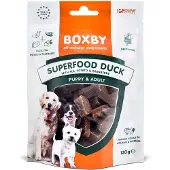 Boxby Hundesnacks Superfood med and, erter og tranebær - 2 x 120 g