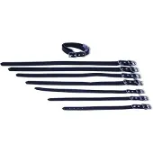 Alac Läderhalsband 2,2*65 Cm Svart