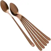 Amefa Austin 1410 - 6 isskedar i trendig låda - koppar
