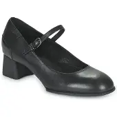 Camper for woman. K200694-001 Katie black leather shoes -Height heel: 5,1cm (40), 5 to 8 cm, Buckle, Casual, Party, Classic