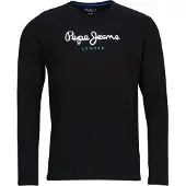 Pepe Jeans for man. PM508209 Eggo Long T-shirt N black (XL), Casual, Cotton, Long sleeve