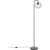 QAZQA Industriell gulvlampe sort 23 cm - Margarita