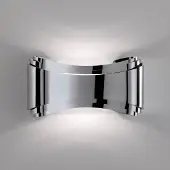 Selene LED-vegglampe Ionica av stål, krom