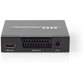 Nedis Hdmi-omformer Scart Hunn Til Hdmi Digital Lydutgang 1080p Aluminium 3.5 Mm