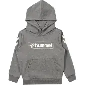 Hummel Hettegenser - hmlBox - Grå Melert - - 4 år (104) - Hettegenser