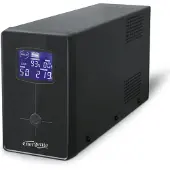 Gembird EnerGenie EG-UPS-032 - UPS - AC 220 V - 510 watt - 850 VA - 8 Ah - USB - utgangskontakter: 3 - svart