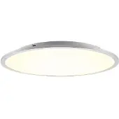 LINDBY LED-taklampe Narima, CCT, Ø 60 cm, sølv