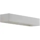 LINDBY vegglampe Matteo, hvit, gips, 36 cm, E14, lakkerbar