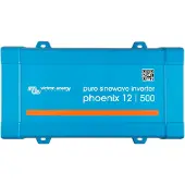 Victron Energy Phoenix 12/500 VE.Direct - DC til AC inverter - DC 12 V - 400 Watt - 500 VA - VE.Direct - utgangskontakter: 1 - Europa - blå, RAL 5012
