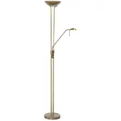 Highlight Lunaria variabel LED-uplight med leselampe i taket