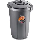 Stefanplast Zolux fôrbeholder til hund Jerry 46 l 44,5x40x61 cm grå