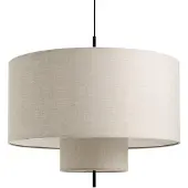 New Works Margin hengelampe i tekstil, Ø 88 cm