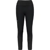 Salewa Dame-leggings Pedroc Dry Resp Hybrid Tights - black out, str. xs_s
