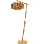 Good&Mojo Bhutan gulvlampe, natur, 176 cm, Ø 50 cm