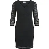 Vila Chikka Lace Kjole Med Lange Ermer