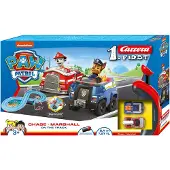 Carrera RC Paw Patrol On the Track, Kjøretøy og banesett, 3 år, Plast, Blå, Rød