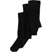 Name it Strømpebukser - Noos - Rib - NknPantyhose - 2-pack - Sva - - 3-4 år (98-104) - Strømpebukser