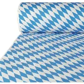 Papstar 12543, Rektangulær, Blå, Hvit, Papir, 100 x 1000 cm