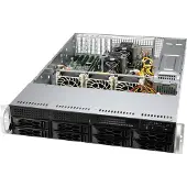 Super Micro Computer B.v. Supermicro SCLA25TQC R609LP - Rackmonterbar - 2U - forbedret og utvidet ATX - SATA/SAS - hot-swap 650 watt - svart