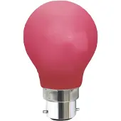 Star Trading rød B22d LED-pære Outdoor