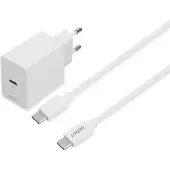 Deltaco USBC-AC146 Power Adapter - USB-C - 20 Watt