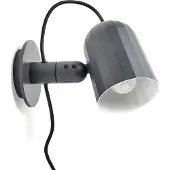 HAY vegglampe Noc Wall, hvit, metall, stikkontakt, E14
