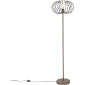 QAZQA Design gulvlampe rustbrun - Johanna