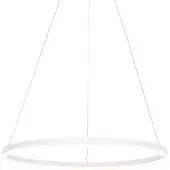 QAZQA Design pendellampe hvit 80 cm inkl. LED 3-trinns dimmbar - Anello