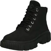 Timberland for woman. TB0A5RNG0011 Leather mid-calf lace-up boots Field black (42 W), Flat, Laces, Casual