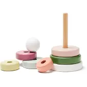 Kids Concept Kid's Concept – sukabinamų žiedų rinkinys | Daugiaspalvis (EDVIN)
