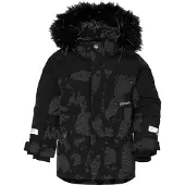 Didriksons Bjarven Kids Special Edition Parka Island Print Refle (140 / 10 år)