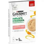 Purina Gourmet Nature Puré Laks Våtfôr Til Katt 11x5x10g