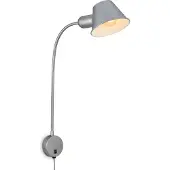 Briloner Brello vegglampe, rund veggfeste, krom