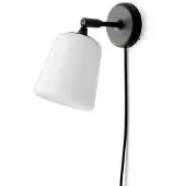 New Works Material New Edition vegglampe opalglass