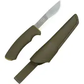 Morakniv 12356, Single/enkelt, Jaktkniv, Klipp punkt, Rustfritt stål, Gummi, Termoplastisk elastomer (TPE), Grønn