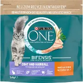 Purina One Coat & Hairball - 1,4 kg