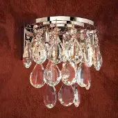 Orion Celeste vegglampe med K9-krystaller, gull
