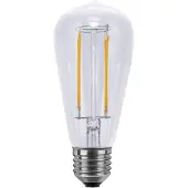 Segula LED-pære rustikk Long Style E27 6,5W klar