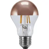 Segula LED-pære E27 3,2W 927 toppforspeilet kobber