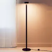 Milan Iluminación Milan Peak Lane LED-gulvlampe svart 130 cm
