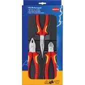Knipex 00 20 12, Rød, Gult, 170 mm, 40 mm, 370 mm, 960 g, 3 verktøy