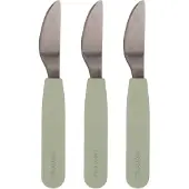 Filibabba Silikon Kniver - 3-pack - Green - - OneSize - Bestikk