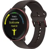 Polar Ignite 3 smartklokke 1,28" AMOLED GPS, S/L kobberfarget urkasse, brun rem