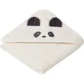 Liewood Babyhåndkle - 70x70 cm - Albert - Panda Krem De - - OneSize - Babyhåndkle
