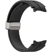 INF Silikonarmbånd med sammenleggbar spenne Black S Samsung Galaxy Watch5 Pro