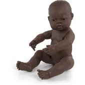 Miniland Afrikansk Nyfødtdukke 40 Cm
