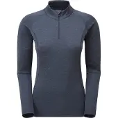Montane Dart Halv Glidelås Langarmet T-skjorte