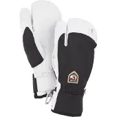 Hestra Army Leather Patrol 3-finger Skihansker, Black